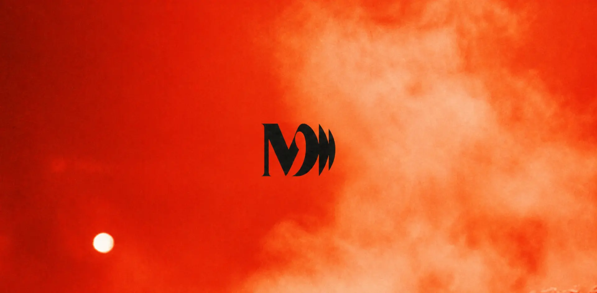 Mulsh monogram in drifting smoke